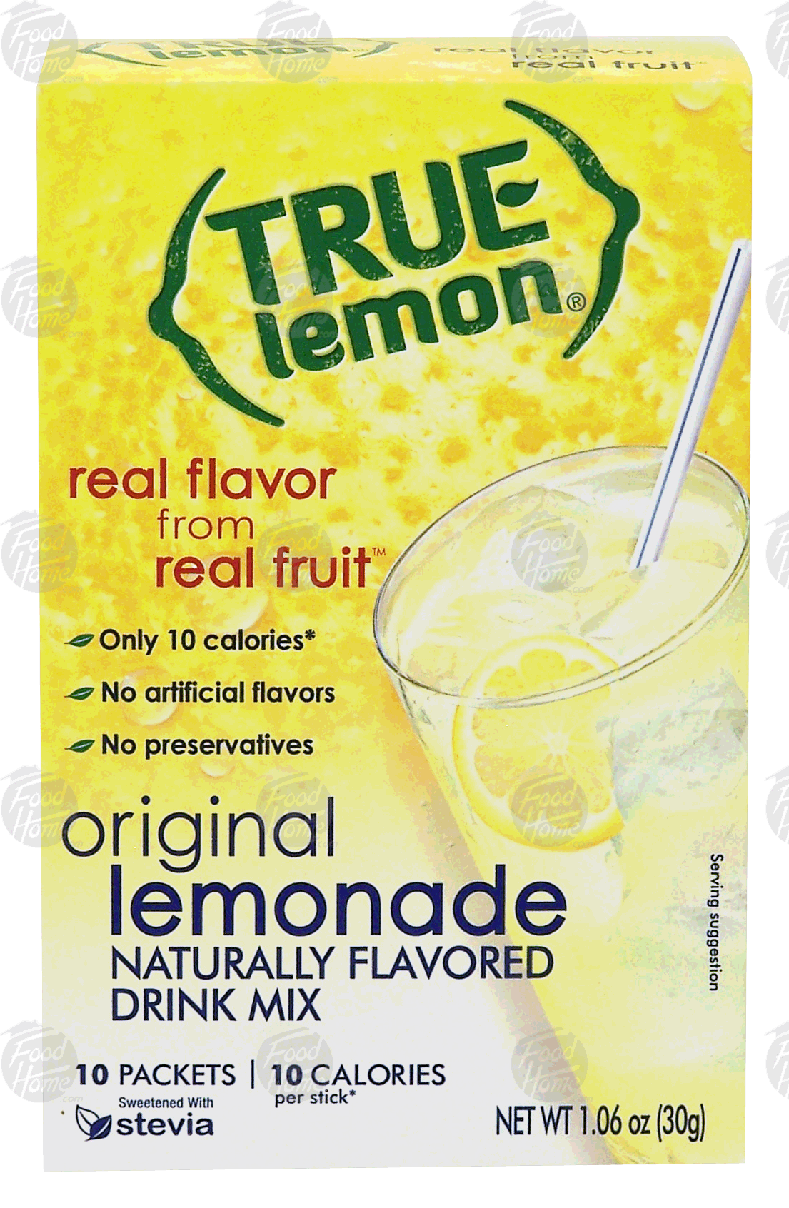 True Lemon  original lemonade flavor powder drink mix, 10-packets Full-Size Picture